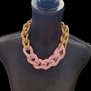 Ladies Fashion Statement Necklace & Earrings Set